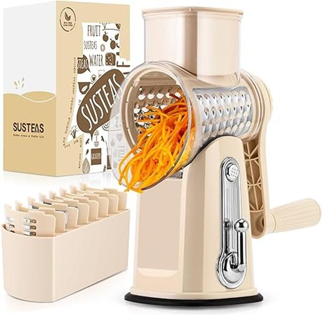 SUSTEAS Rotary Cheese Grater with Handle – by Test compay 1 on TurtlesEgg Marketplace